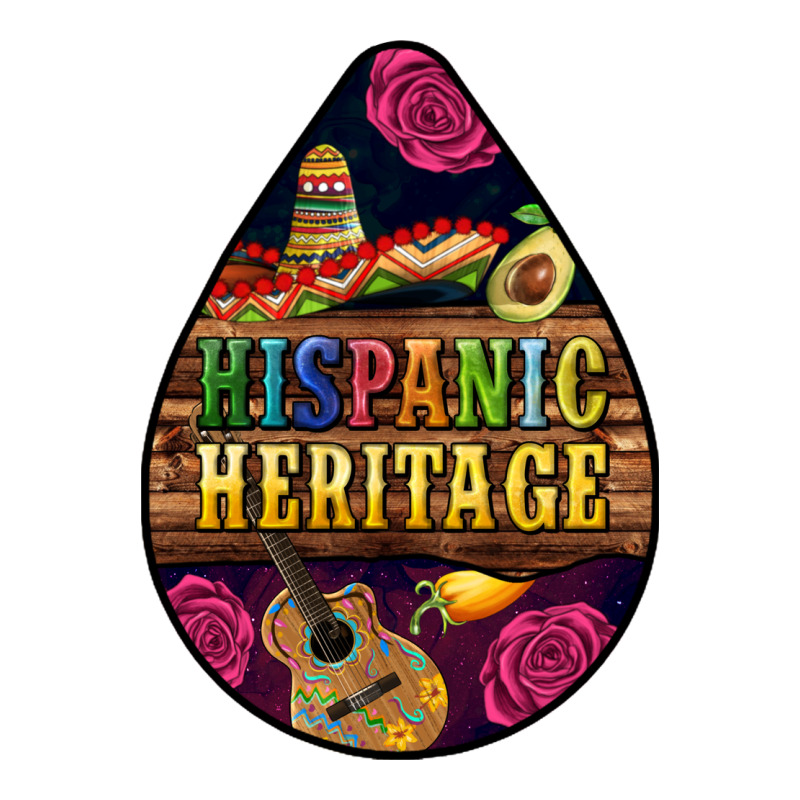 Teardrop Hispanic Heritage Heavyweight Hoodie by BundleAndBundleShop | Teevron