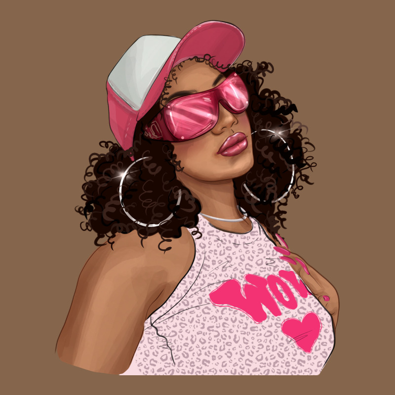 Pink Sunglasses Afro Black Girl Premium Tee by texasbilliewilder | Teevron