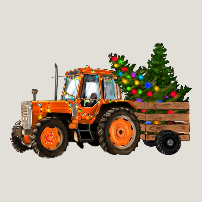 Christmas Orange Farm Tractor Heavy Core Tee by RanaPortraitStore | Teevron
