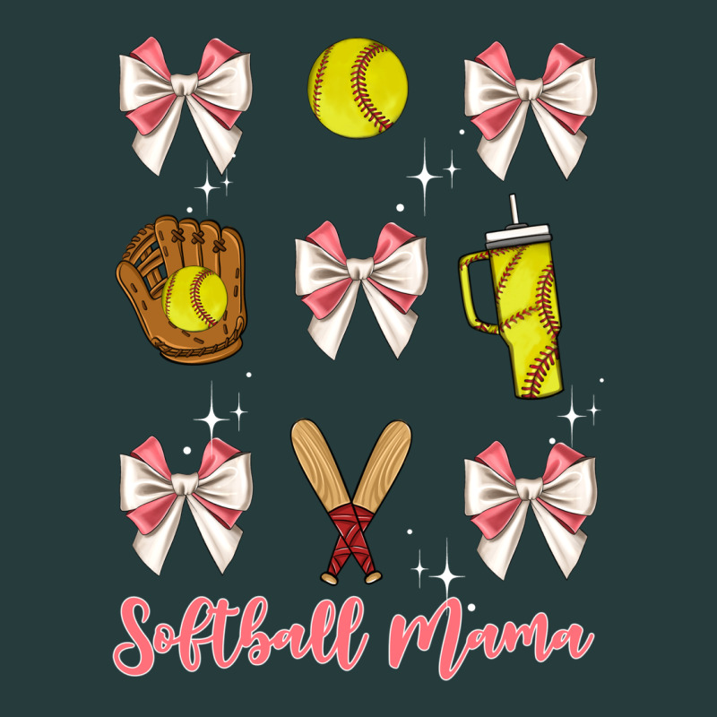 Softball Coquette Bow Premium Hoodie by JahusDesignShop | Teevron