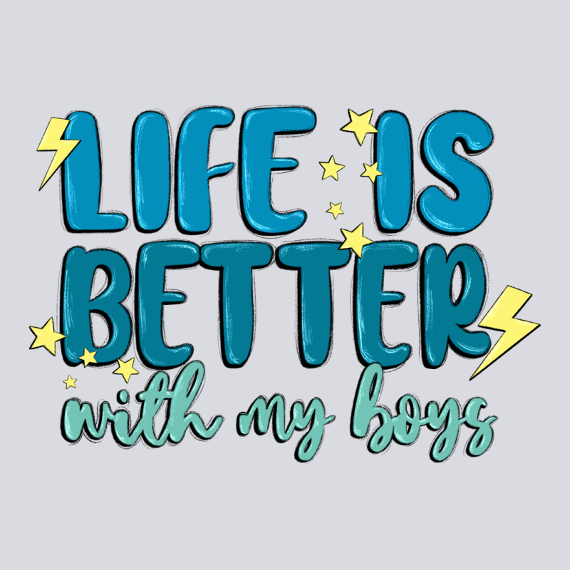 Life Is Better With My Boys Zipper Hoodie by MaliasSmallBusiness | Teevron