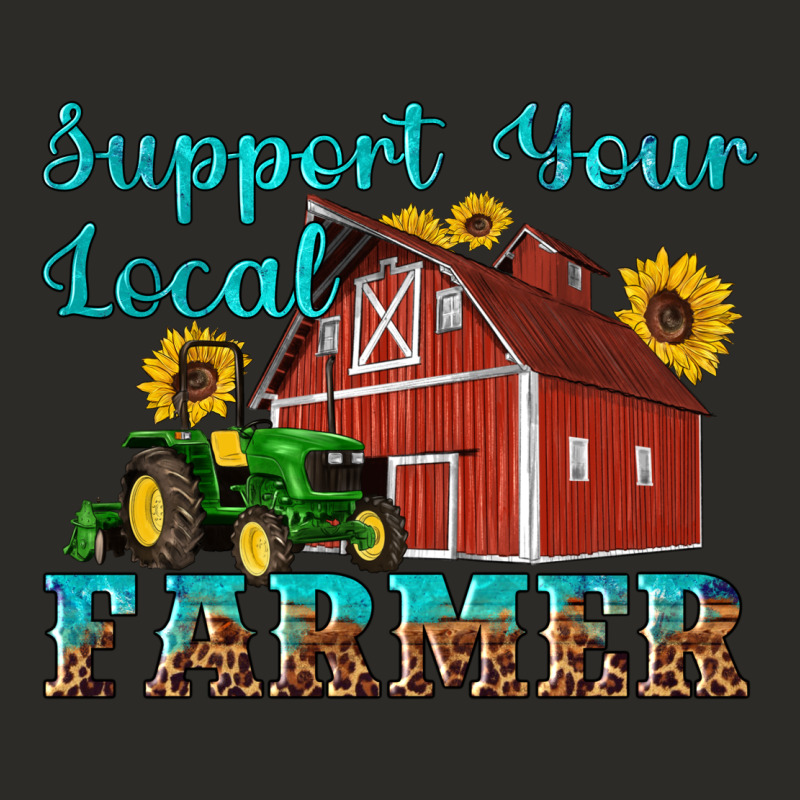 Western Support Your Local Farmer Heavy Core Tee by Artiststas | Teevron