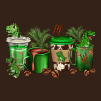 T  Rex Coffee Cups Heavy Core Tee | Teevron