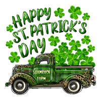 Happy St. Patrick's Day Shamrock Farm Truck Premium Tee | Teevron
