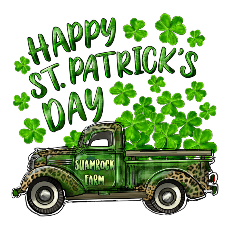 Happy St. Patrick's Day Shamrock Farm Truck Premium Tee by RanaPortraitStore | Teevron