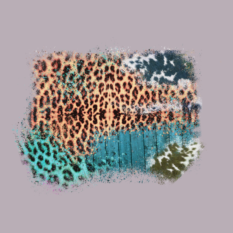 Leopard Wood Cowhide Pattern Mixed Western Frame Vintage Tee by Bettercallsaul | Teevron