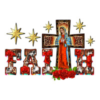 faith our lady of guadalupe cross | Teevron