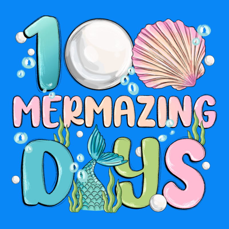 100 Mermazing Days Zipper Hoodie by MaliasSmallBusiness | Teevron