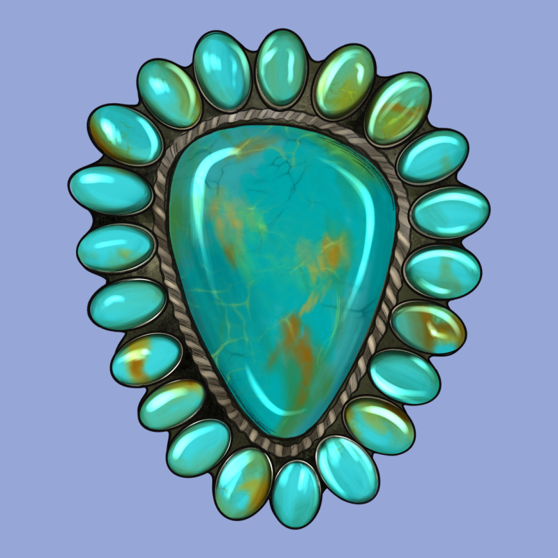 Western Gemstone Turquoise Classic Tee by Artiststas | Teevron