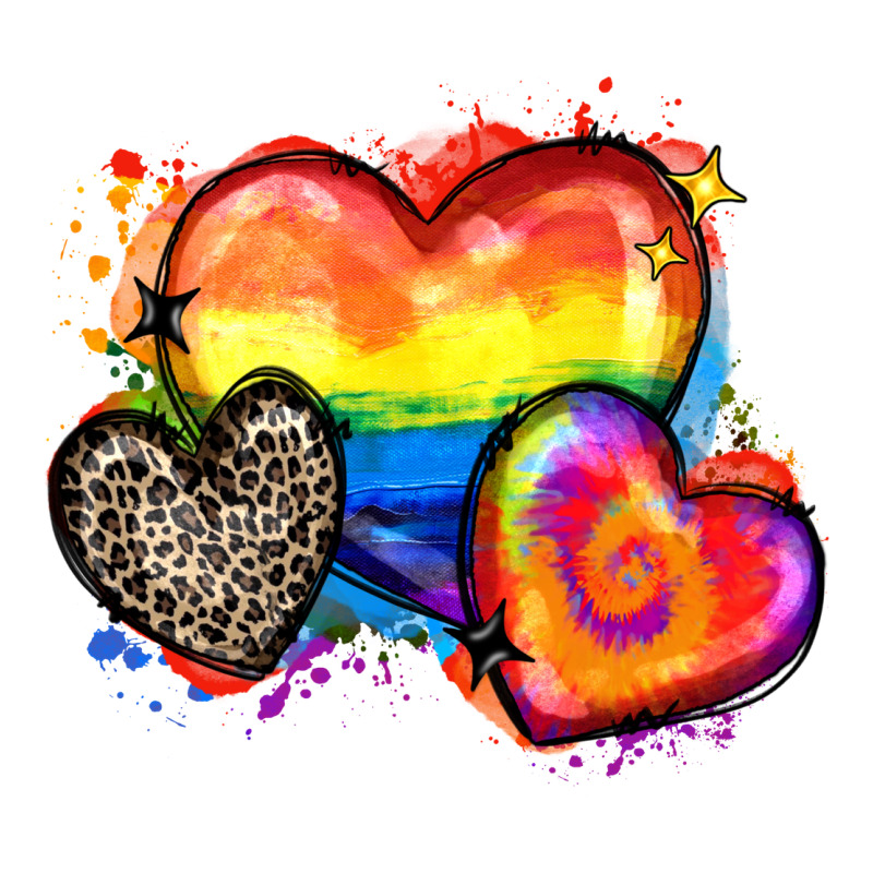 Pride Hearts Premium Tee by Zillion Design Studio | Teevron