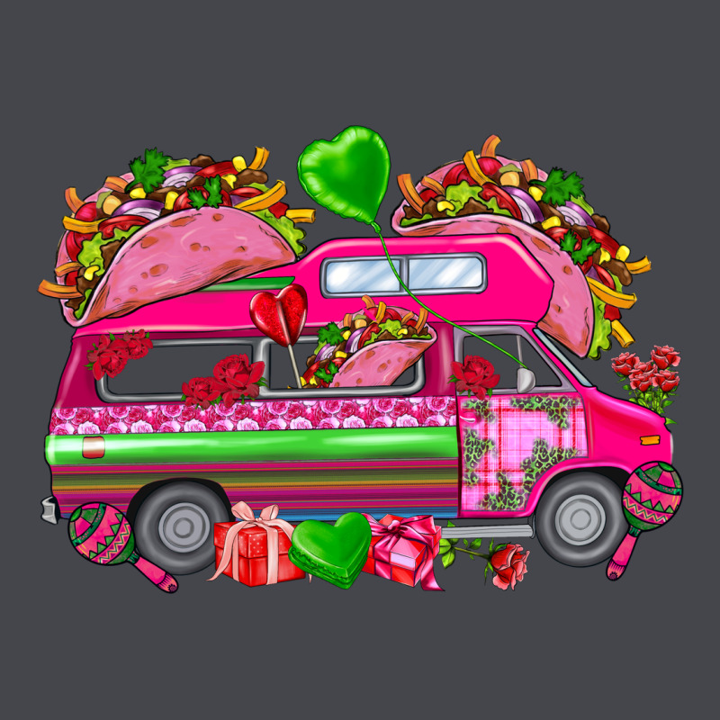 Valentines Day Tacos Truck Long Sleeve Tee by NancyCooperArtShop | Teevron