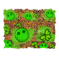 shamrock glitter leopard and wood background | Teevron