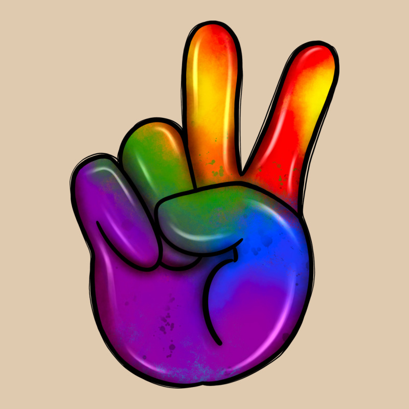 Pride Peace Hand Heavyweight Sweatshirt by JahusDesignShop | Teevron