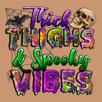 Thick Thighs And Spooky Vibes Heavyweight Hoodie | Teevron