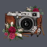Floral Feather Vintage Camera Vintage Hoodie | Teevron