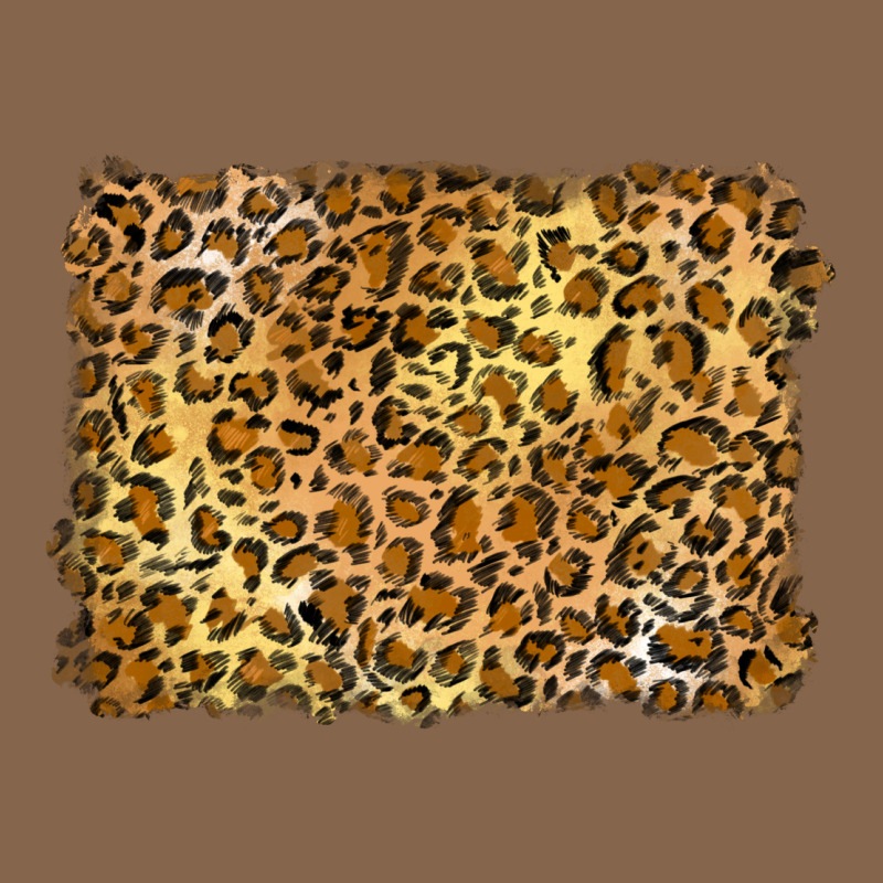 Handdrawn Leopard Pattern Yellow Premium Tee by BarkalooDesign | Teevron