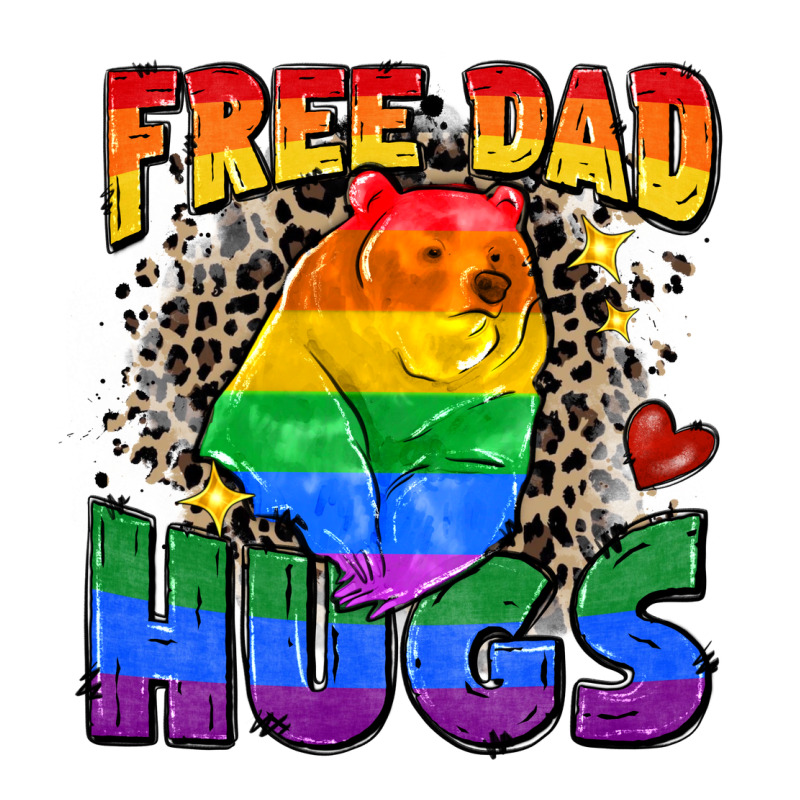 Free Dad Hugs Premium Tee by Zillion Design Studio | Teevron