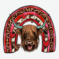 Valentines Highland Cow Rainbow Urban Heavy Tee | Teevron