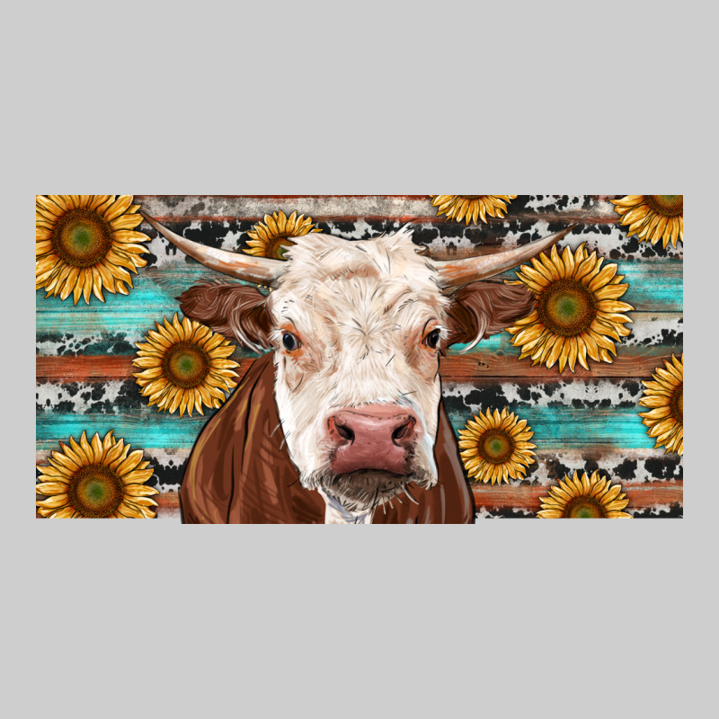 Heifer With Sunflower And Serape Premium Tee by RanaPortraitStore | Teevron