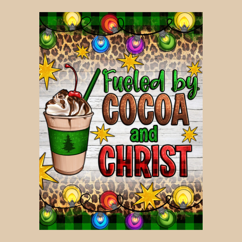 Christmas Fueled By Cocoa And Christ Heavyweight Sweatshirt by Artiststas | Teevron