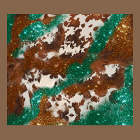 Brown Cowhide Glitter Premium Tee | Teevron
