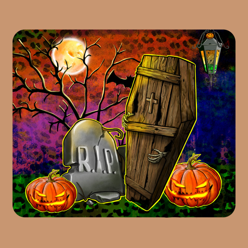 Headstone And Coffin Mousepad Heavyweight Hoodie by BundleAndBundleShop | Teevron