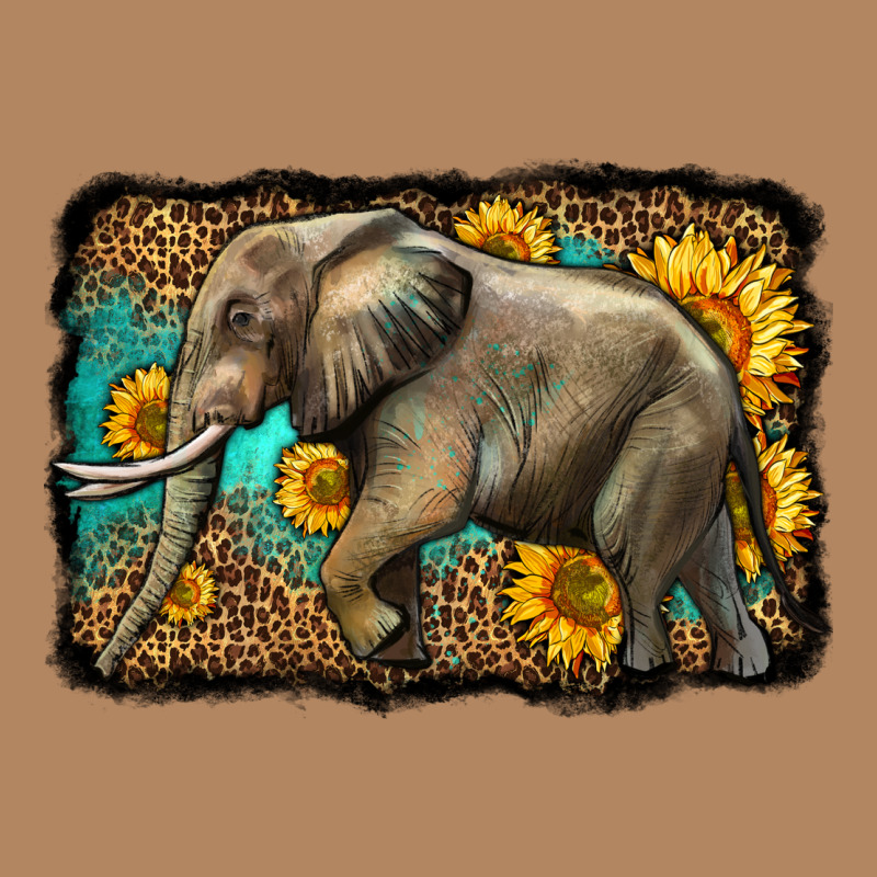 Western Sunflowers Elephant Long Sleeve Tee by LillyAllenDesigns | Teevron