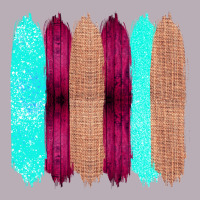 Colored Farm Life Purple Wood Jute Cyan Glitter Brush Strokes Vintage Tee | Teevron