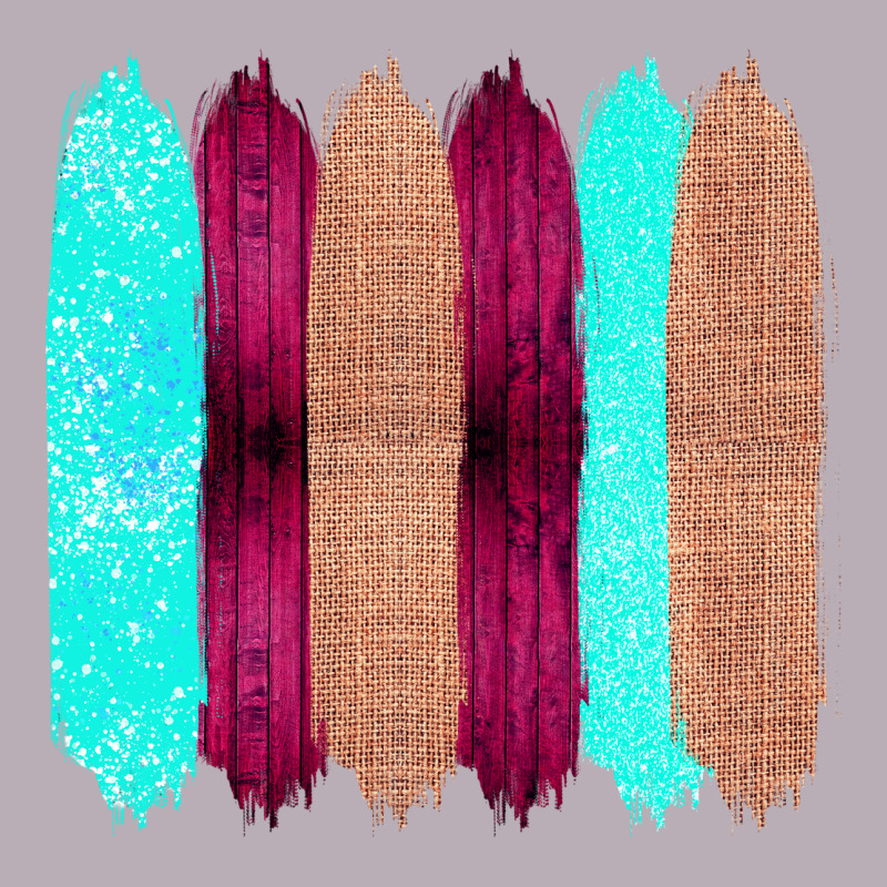 Colored Farm Life Purple Wood Jute Cyan Glitter Brush Strokes Vintage Tee by Bettercallsaul | Teevron
