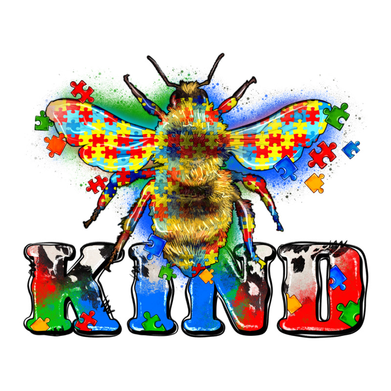 Bee Kind Autism Premium Tee by Zillion Design Studio | Teevron