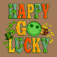 Happy Go Lucky  With Coin And Shamrock Classic Tee | Teevron