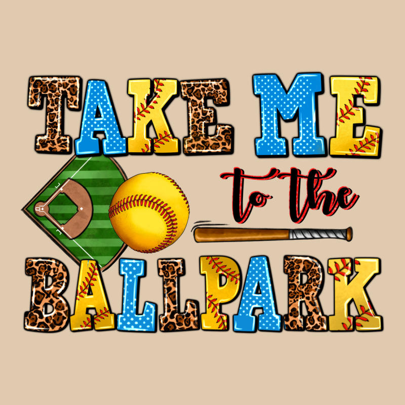 Take Me To The Ballpark Softball Heavyweight Sweatshirt by AdoDesignShop | Teevron