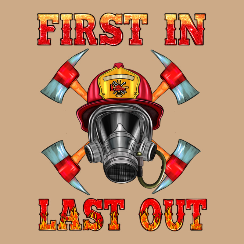 Firefighter Face Mask With Axes Vintage Hoodie by HRA Design Shop | Teevron