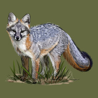 Gray Fox Long Sleeve Tee | Teevron