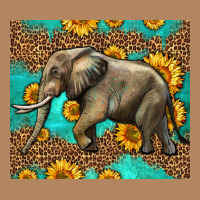 Western Sunflowers Elephant Long Sleeve Tee | Teevron
