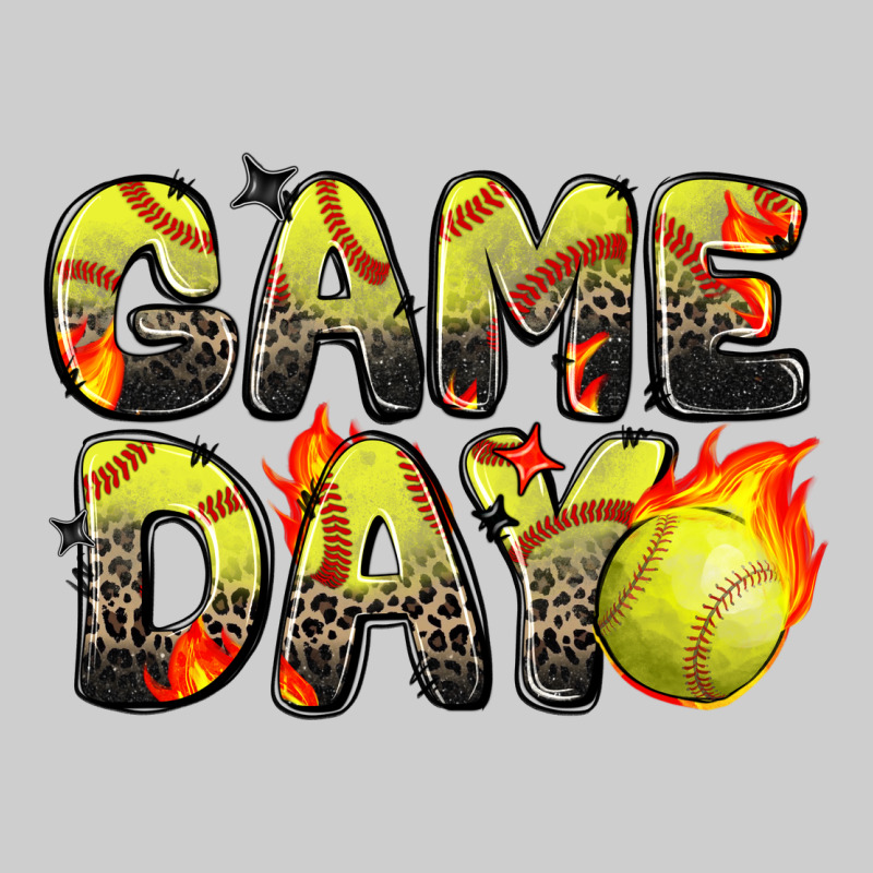 Game Day Softball Leopard Premium Tee by Zillion Design Studio | Teevron