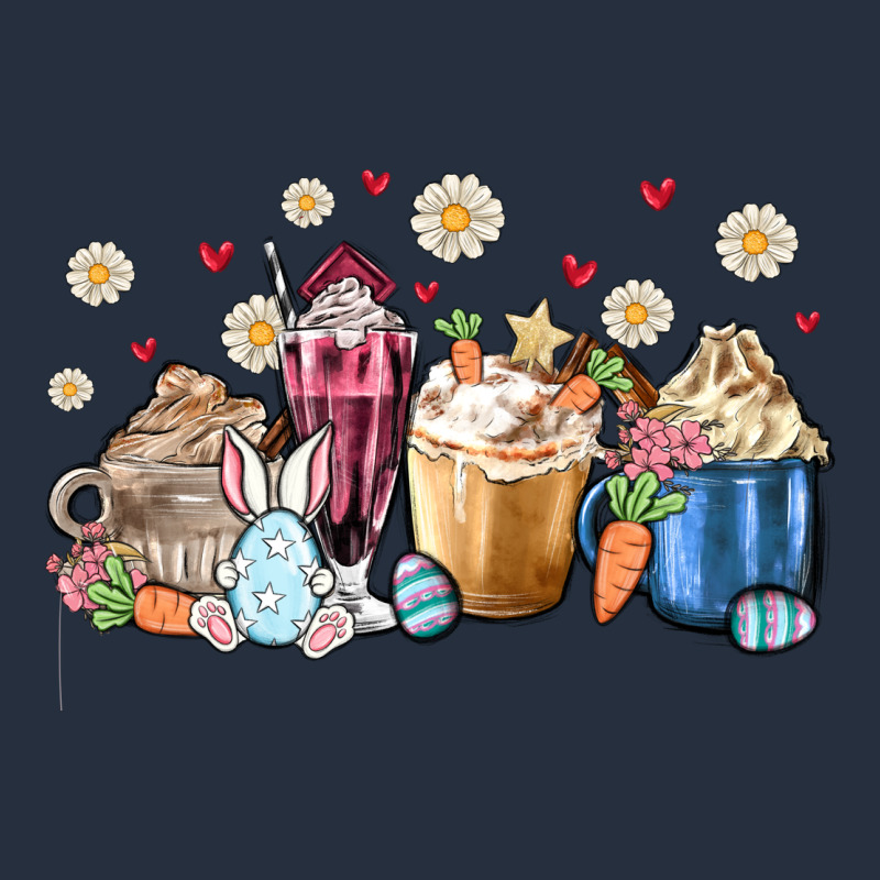 Easter Coffee Cups Zipper Hoodie by MaliasSmallBusiness | Teevron
