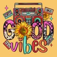 Good Vibes Cassette Boombox Vintage Hoodie | Teevron