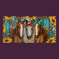 Horses With Leopard And Sunflowers Premium Tee | Teevron