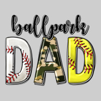 Ballpark Dad With Softball And Baseball Premium Tee | Teevron