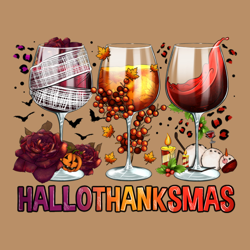 Hallothanksmas Halloween Thanksgiving  Christmas Wine Vintage Hoodie by FaDigitalArtStudio | Teevron