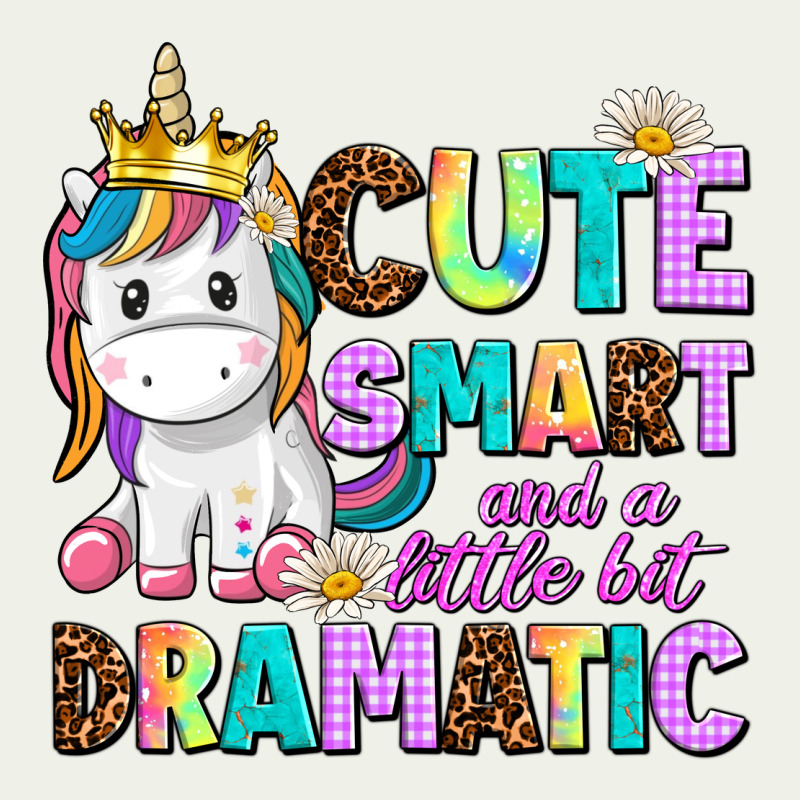 Cute Smart And A Little Bit Dramatic Unicorn Urban Heavy Tee by AdoDesignShop | Teevron