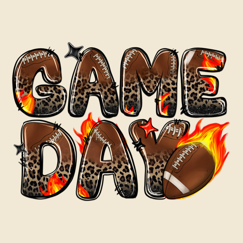 Game Day Football Leopard Premium Tee by Zillion Design Studio | Teevron