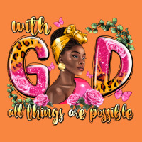 With God All Things Are Possible Black Woman Premium Sweatshirt | Teevron