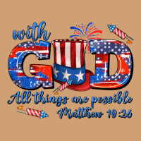 With God All Things Are Possible Usa Vintage Tee | Teevron