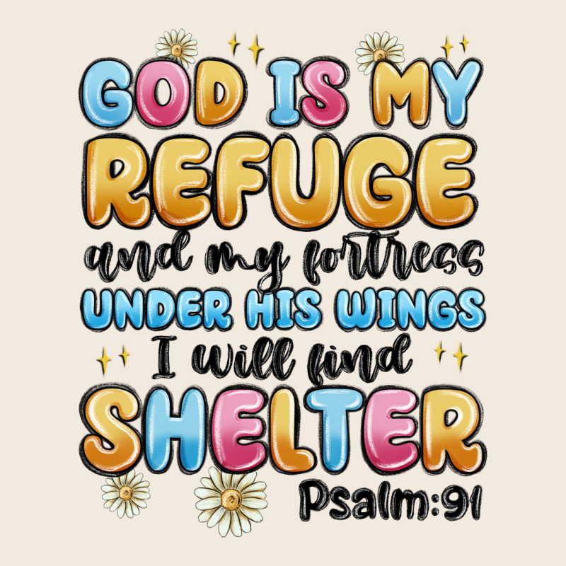 God Is My Refuge And My Fortress Under His Wings Zipper Hoodie by MaliasSmallBusiness | Teevron