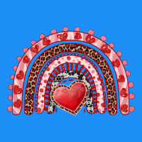 Valentine's Day Rainbow With Heart Classic Tee | Teevron