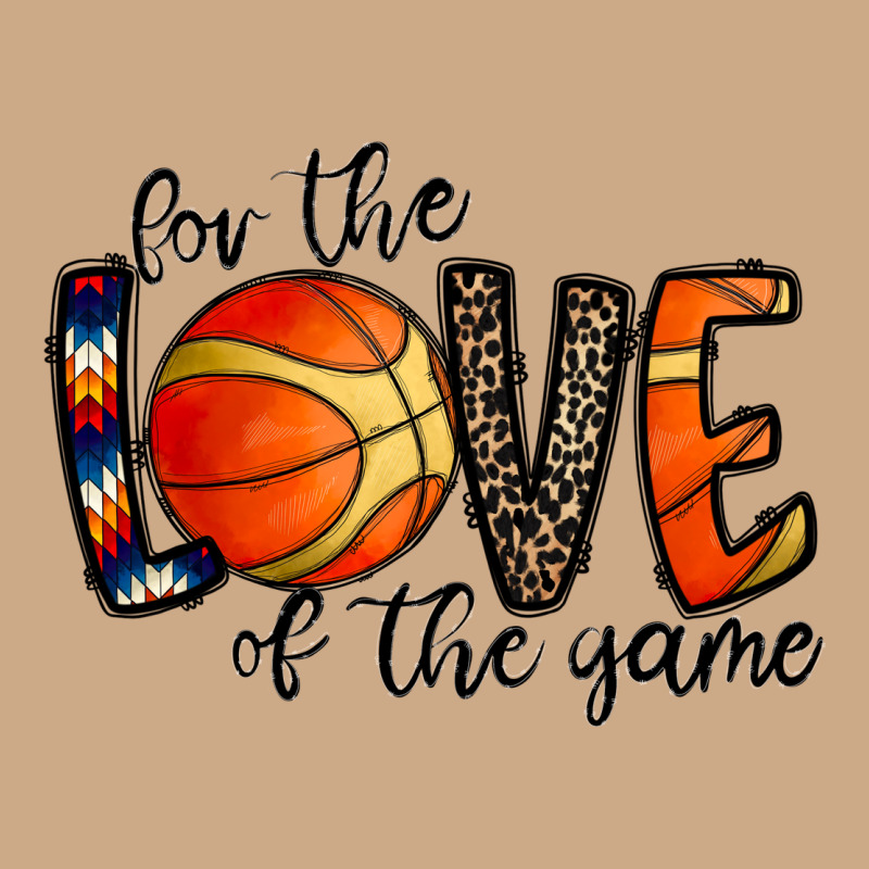 For The Love Of The Game Basketball Vintage Hoodie by CowhideDigitalArt | Teevron