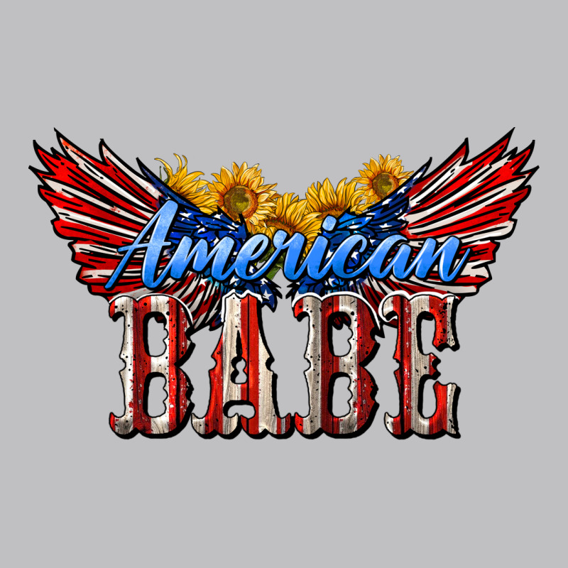 American Babe With Sunflowers Classic Tee by LillyAllenDesigns | Teevron