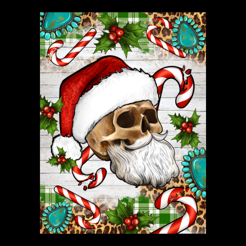 Christmas Hippie Skeleton Santa Heavyweight Sweatshirt by Artiststas | Teevron